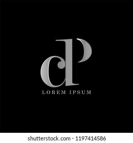 DP, CP letter logo template vector illustration graphic design