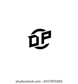DP initial game logo, banner design for your e-sports or streaming team