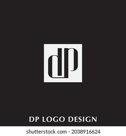 dp INITIAL LOGO DESIGN VECTOR
