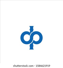 DP LETTER DESIGN LOGO CONCEPT