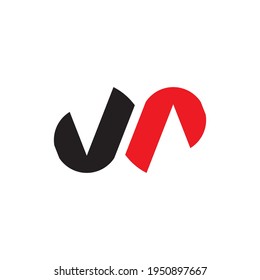 dp letter with up and down arrow logo design vector