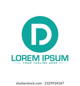 Diseño de logotipo de letra DP diseño de logotipo creativo