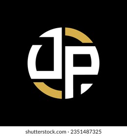 DP letter logo design on black background. DP creative initials letter logo concept.  
