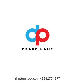 DP letter logo design on . DP creative initials letter logo concept. DP icon design. D P