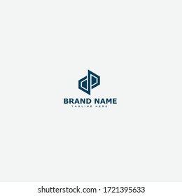 DP Letter Logo Design Template Vector