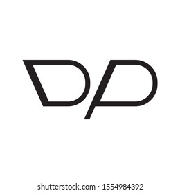 DP letter logo template vector icon design