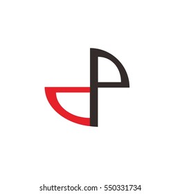 DP letter logo vector