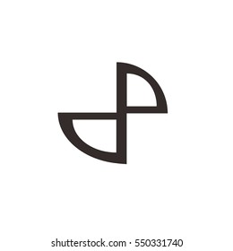 DP letter logo vector
