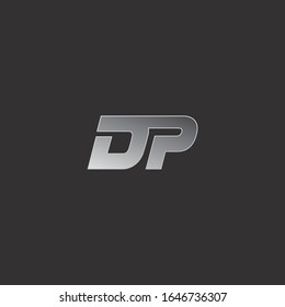 DP letter logo vector illustration template