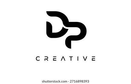 DP Letter Monogram Logo for Modern Creative Brand Identity