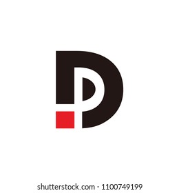 dp letter vector logo. dd letter vector logo