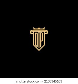 Logo der DP-Linie in hochwertigem professionellem Design, das für Immobilienunternehmen am besten geeignet ist