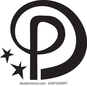 DP logo design, icon, symbol, vector file, 