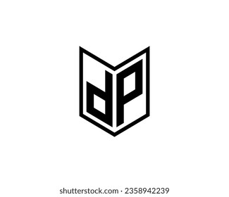 DP logo design vector template