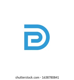 DP logo is a little explanation of the concept of the logo: a unique DP letter with clean, clear, thick, and elegant lines