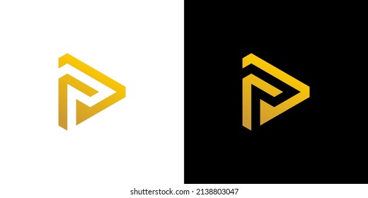 DP logo monogram icon vector template