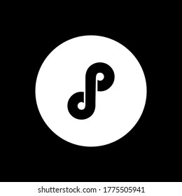 DP-Logo-Vektor für Technologieunternehmen, Finanzen, Wohnungsbau usw. Vielen Dank