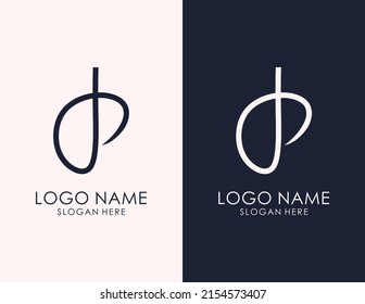 DP monogram logo. Letter D and letter P intertwined.