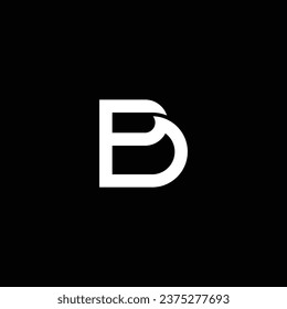 DP or PD double letter logo design. Abstract outstanding professional business awesome artistic branding company different colors illustration.
