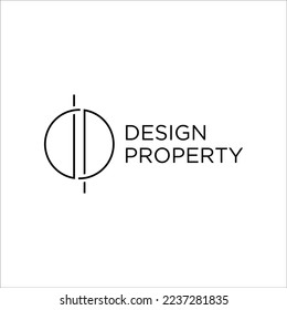 DP PD Letter Clean Logo Design Template