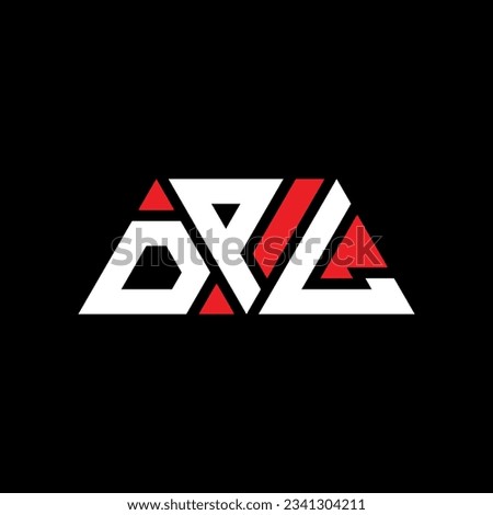 DPL triangle letter logo design with triangle shape. DPL triangle logo design monogram. DPL triangle vector logo template with red color. DPL triangular logo Simple, Elegant, and Luxurious design.