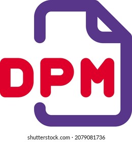 DPM files are audio plug-in, for Pro Tools audio production software