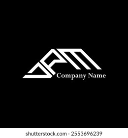DPM logo design, DPM simple and modern logo. DPM luxurious alphabet design  
