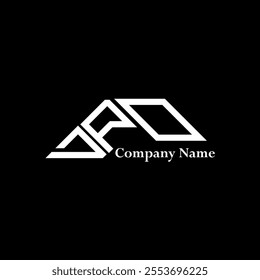 DPO logo design, DPO simple and modern logo. DPO luxurious alphabet design  