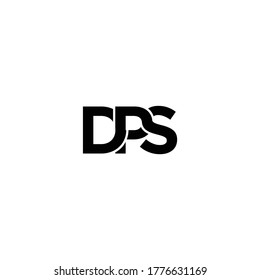 dps letter original monogram logo design
