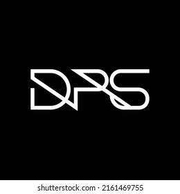 DPS monogram vector logo. Three letters combined logo. Logo for company, event, product, brand, and organization.