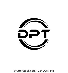 DPT Logo Design, Inspiration für eine einzigartige Identität. Modernes Eleganz und kreatives Design. Markieren Sie Ihren Erfolg mit dem Markieren dieses Logos.