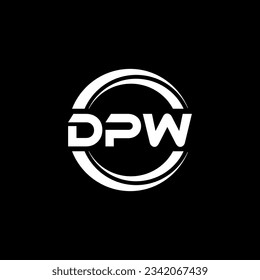 DPW Logo Design, Inspiration for a Unique Identity. Modern Elegance and Creative Design. Watermark Your Success with the Striking this Logo.