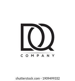 DQ-Logo für kreative Buchstaben
