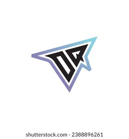 DQ letter combination cool logo esport or gaming initial logo as a inspirational concept design