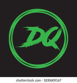 DQ Letter Logo Design Creative Icon Modern Letters Vector Logo