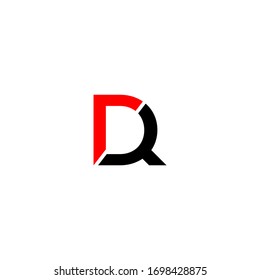 dq letter vector logo abstract