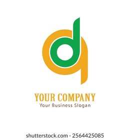 DQ lettering logo is simple, easy to understand and authoritative