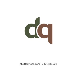 plantilla vectorial de diseño de logotipo de DQ