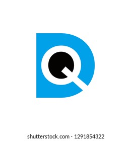 dq logo , initial , generic , vector , icon