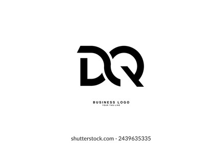 DQ, QD, D, Q, Abstract Letters Logo Monogram