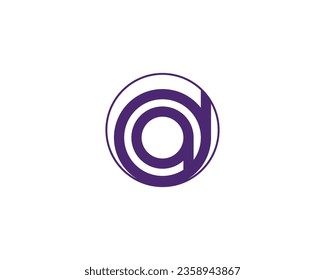 DQ QD logo design vector template