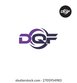 Letras do logotipo DQF Acrônimo inicial