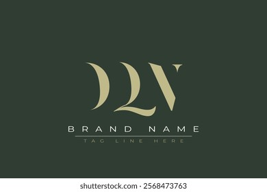 DQN abstract letter logo design. This logo is designed by three abstract letters.