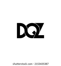 dqz letter initial monogram logo design