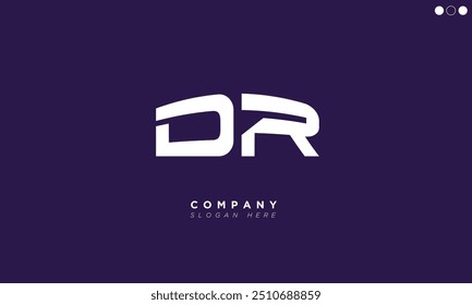 DR Alphabet Buchstaben Initialen Monogramm Logo RD, D und R