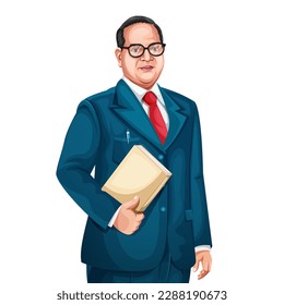 Dr. Bhimrao Ambedkar. B. R. Ambedkar Jayanti, Indian Freedom Fighter.