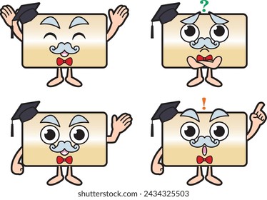 Dr. Card character illustration collection