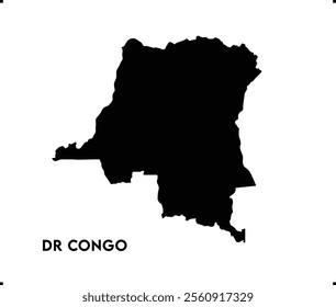 DR Congo icon vector design, DR Congo Logo design, DR Congo's unique charm and natural wonders, Use it in your marketing materials, travel guides, or digital projects, DR Congo map logo vector