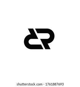 dr d r letter vector logo