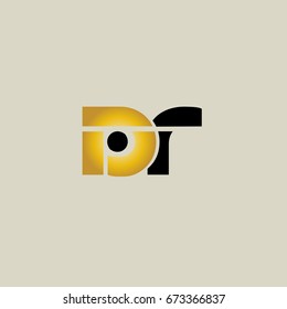 dr initial letter linked lowercase logo. d and r vector template design.